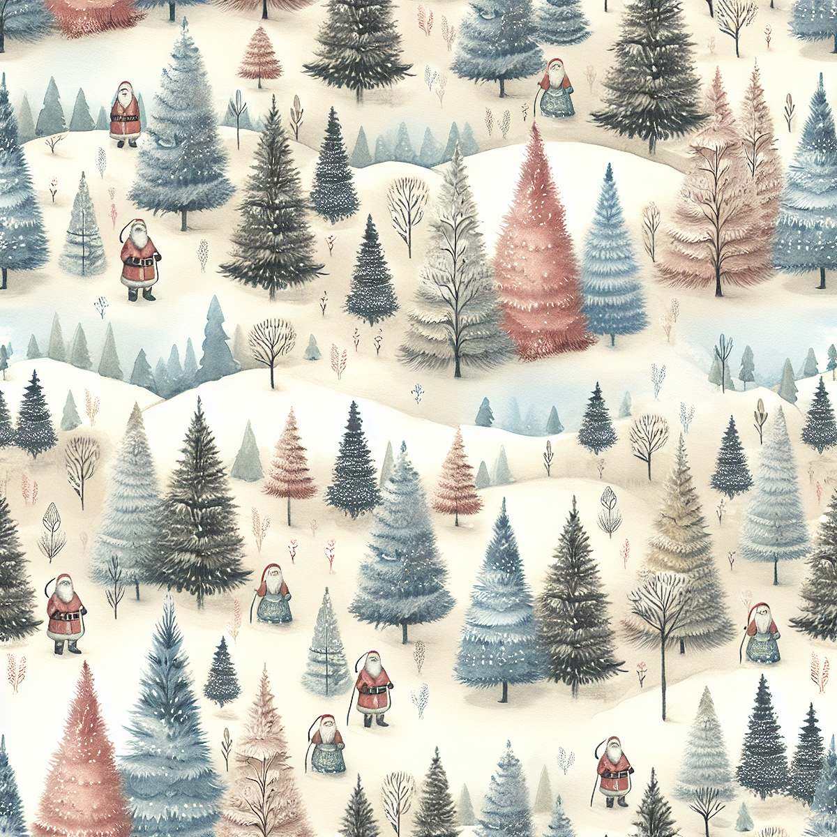 Festive Forest Contact Paper
