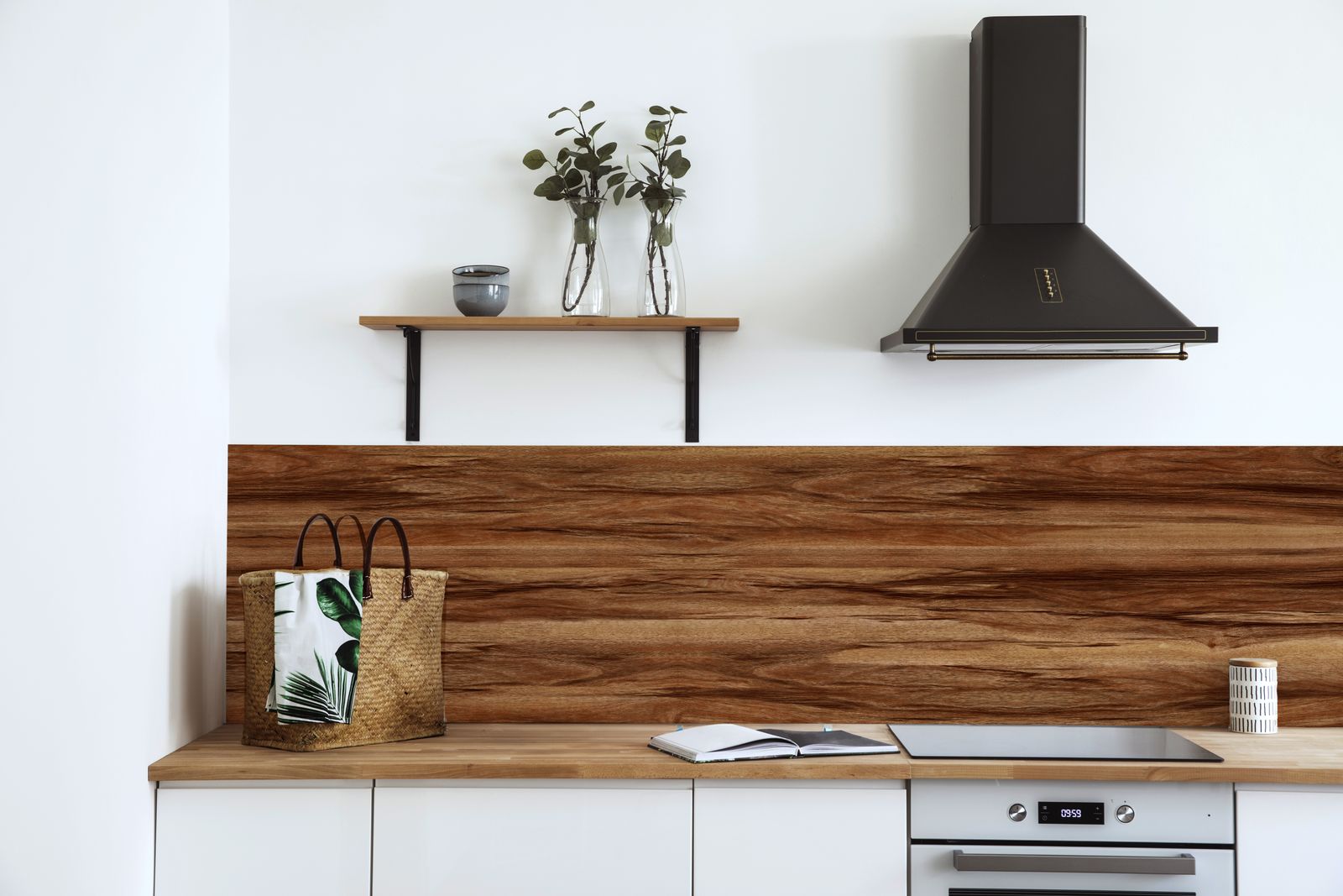 Wood Grain Kitchen Contact Paper