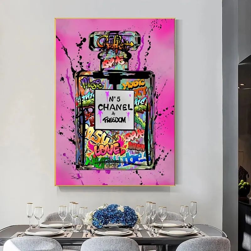 Poster – Graffiti Art / N°5 CHANEL by Freedom
