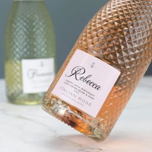 Sticker - Personalised Prosecco Champagne Wine Label 
