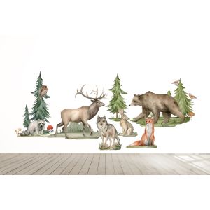 Wallsticker -  Forest Animals