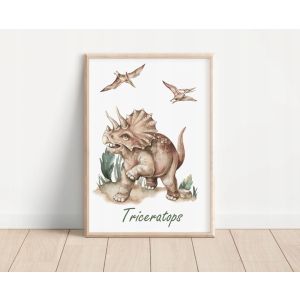 Poster -  Dinosaurs / Triceratops