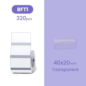 NIIMBOT Label for B21 / B1s 40 x 20 mm, 320 pcs / Transparent