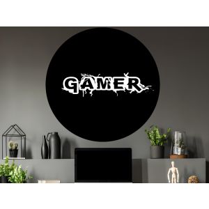  Wallsticker -  Gamer / Round