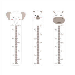 Wallsticker -  Animals / Height Measure