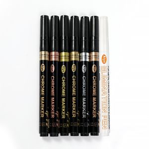 Chalkboard Marker /  Metallic Colour Pens and Wipe-Out pen / 7 pcs