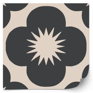 Tiles Sticker -   Black mosaic pattern / 02 / Set of 24