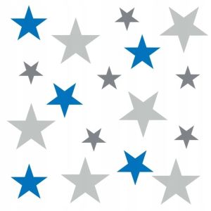 Wall sticker - Stars /  Grey Blue