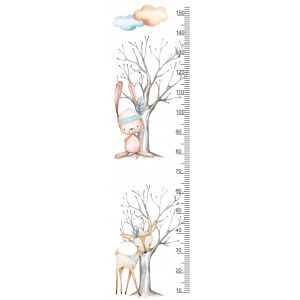 Wallsticker -  Forest Animals 2 / Height Measure