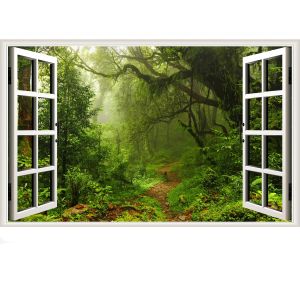 Wallsticker -  Forest Trees in Window