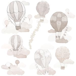 Wallsticker -  Balloons / Beige
