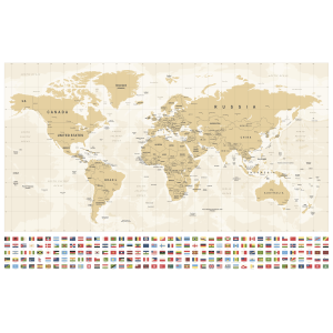 Poster - World Map / 01