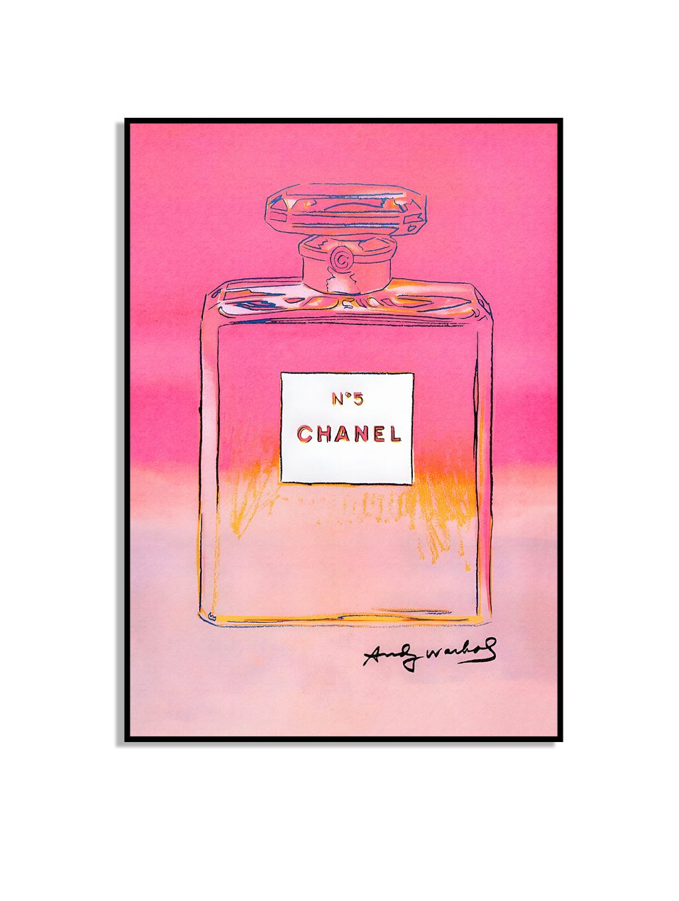 Chanel No. 5 Poster by Andy Warhol