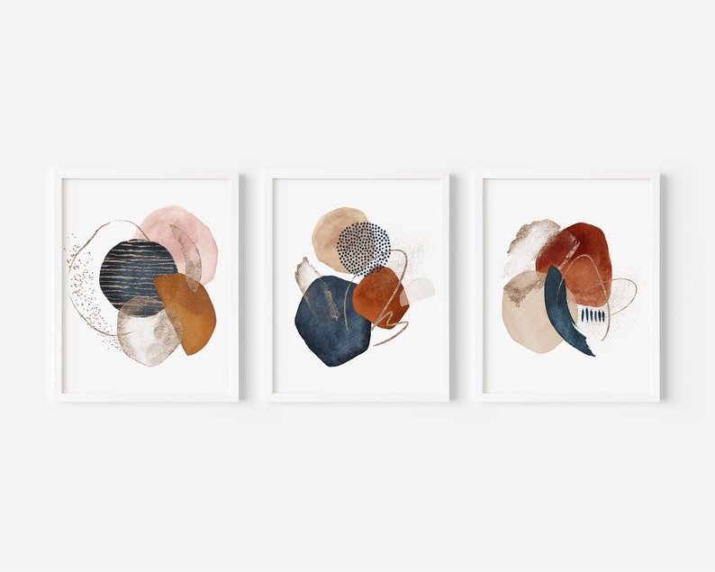 Posters - Abstract Art / Set of 3