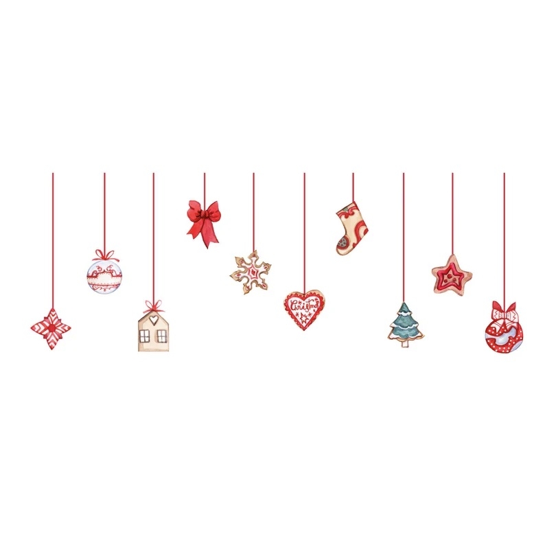 Wallsticker - Christmas Hanging Decorations