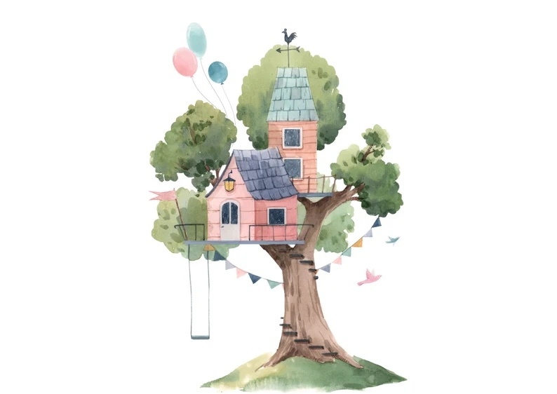 Wallsticker - Tree House