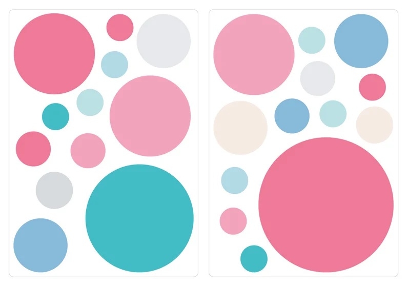 Wallsticker - Dots /  Pastel