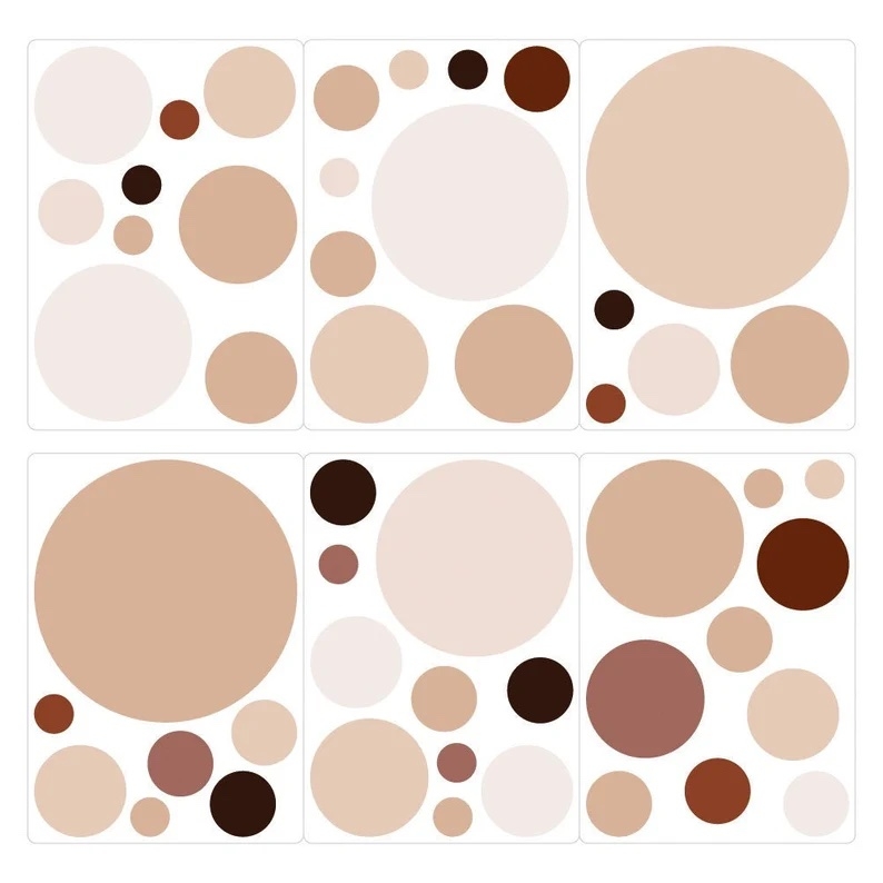 Wallsticker - Dots /  Macchiato