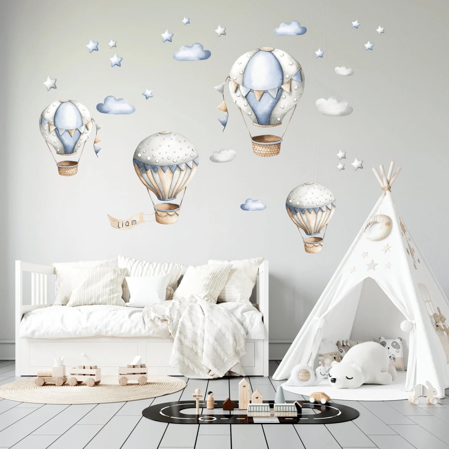 Wallsticker - Hot Air Balloon