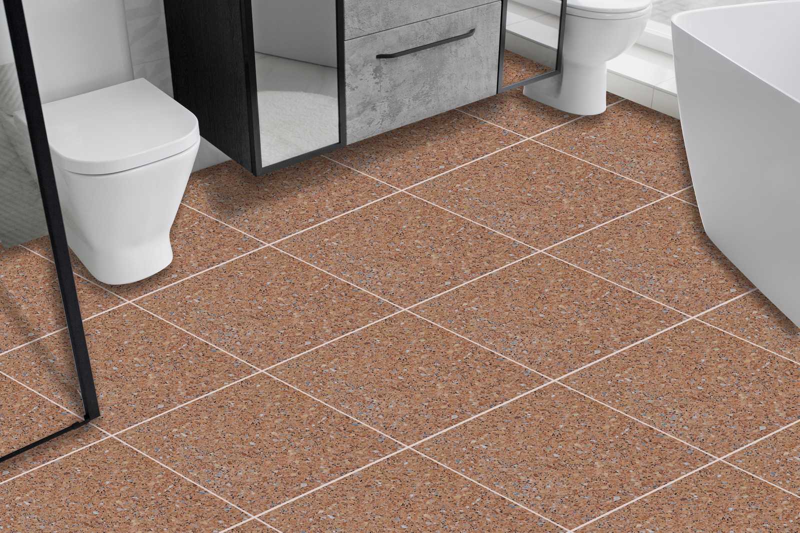 Terrazzo Pattern Floor Tiles / 24 pcs