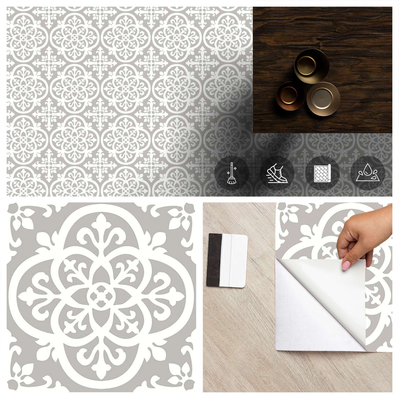 Floor Tiles - Classic Pattern