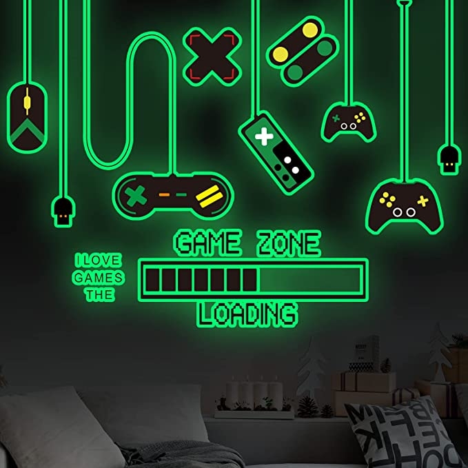 Wallsticker - Game Zone / Glow in the Dark