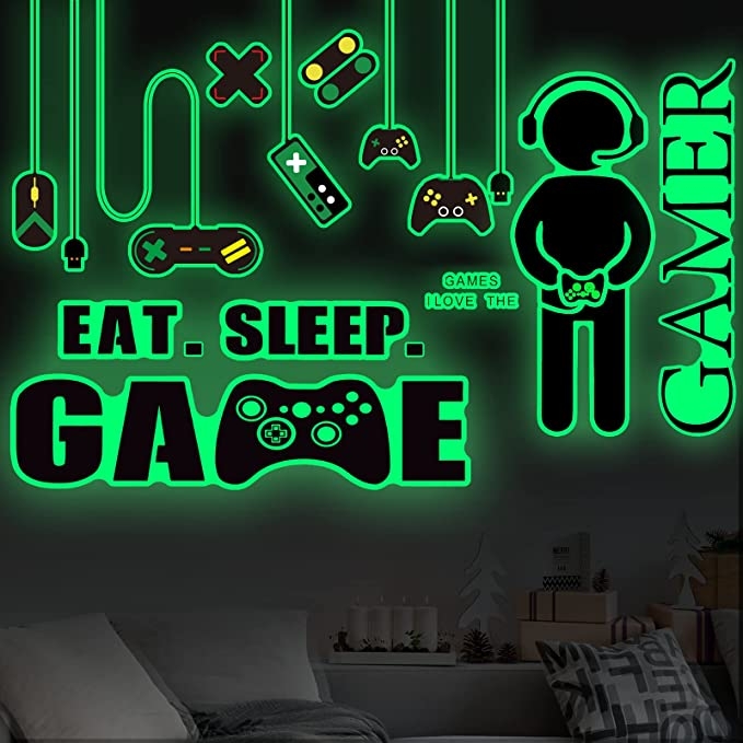 Wallsticker - Game Zone / Glow in the Dark