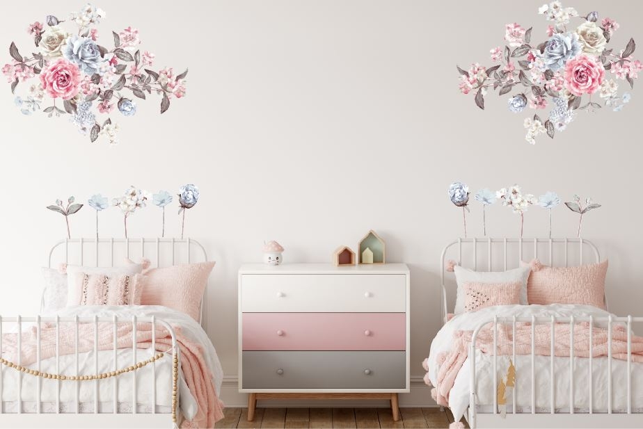Wallstickers -  Flower meadow XL