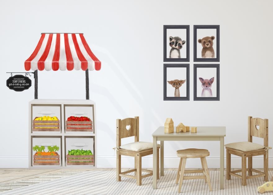 Wallsticker – Grocery Shop