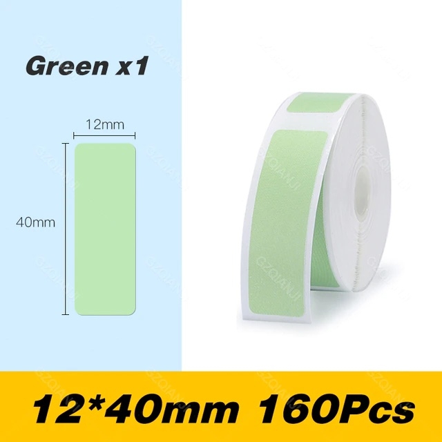 Niimbot Label for D101/110 / 12 x 40mm / Various Colour