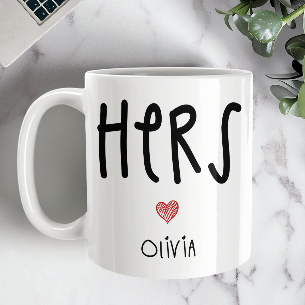 Personalised Mugs - His and Hers