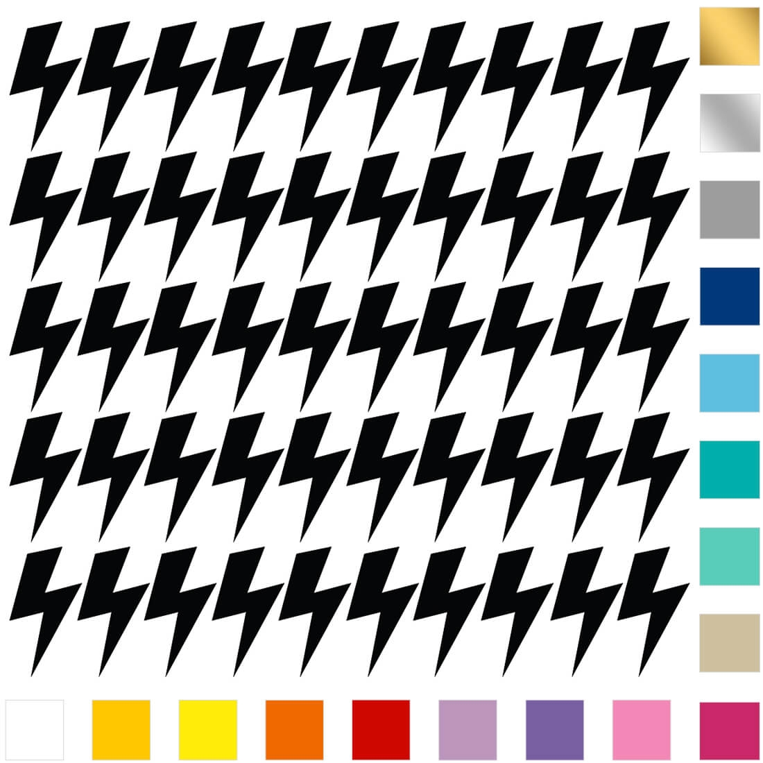 Wallsticker -  Lightnings