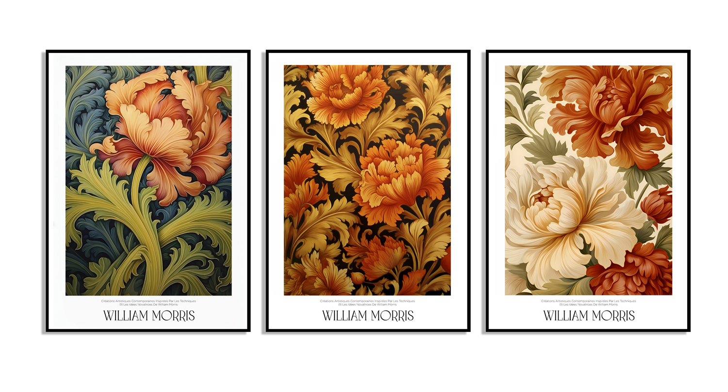 William Morris Poster Set of 3