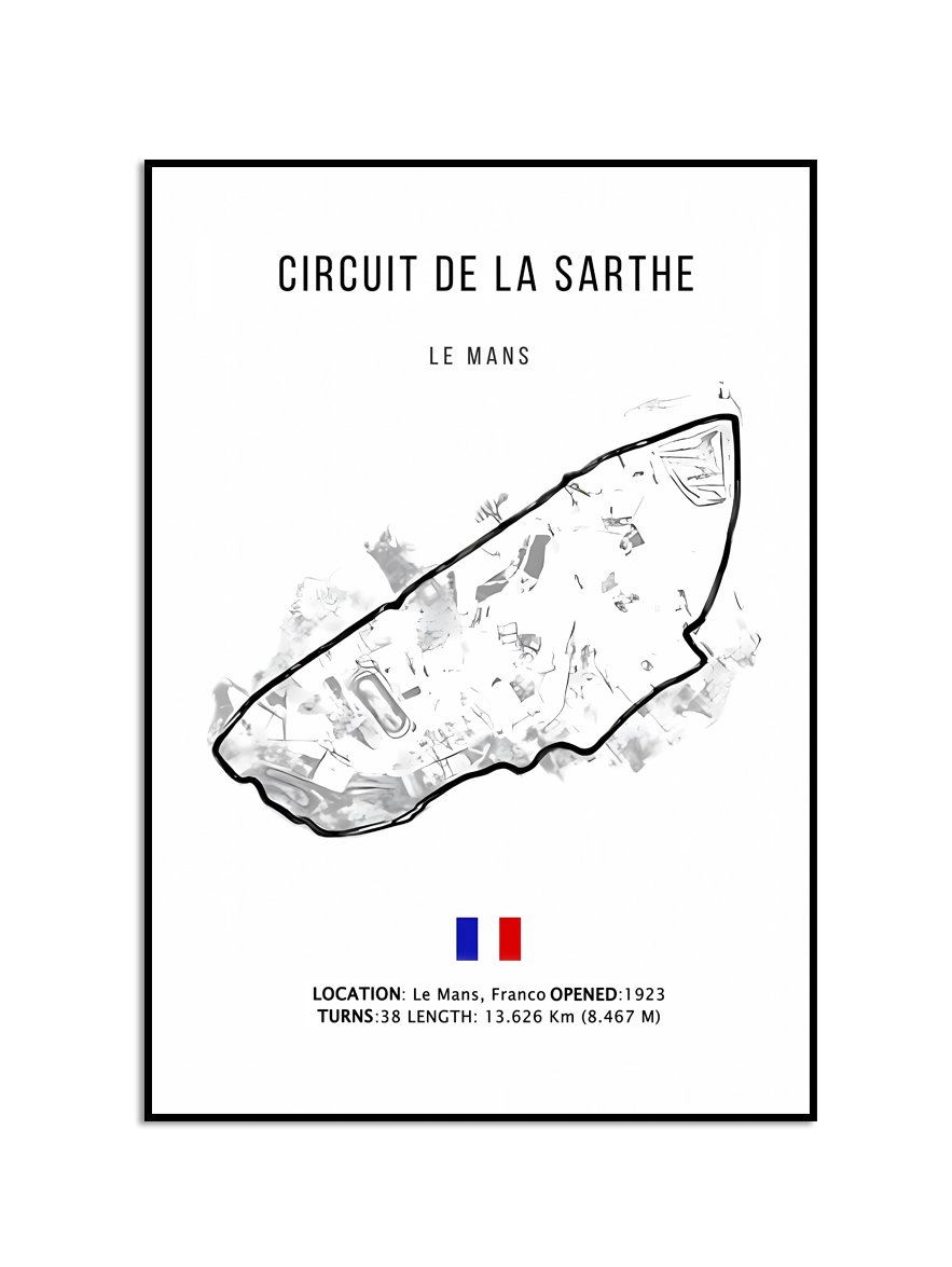 Poster – CIRCUIT DE LA SARTHE / LE MANS