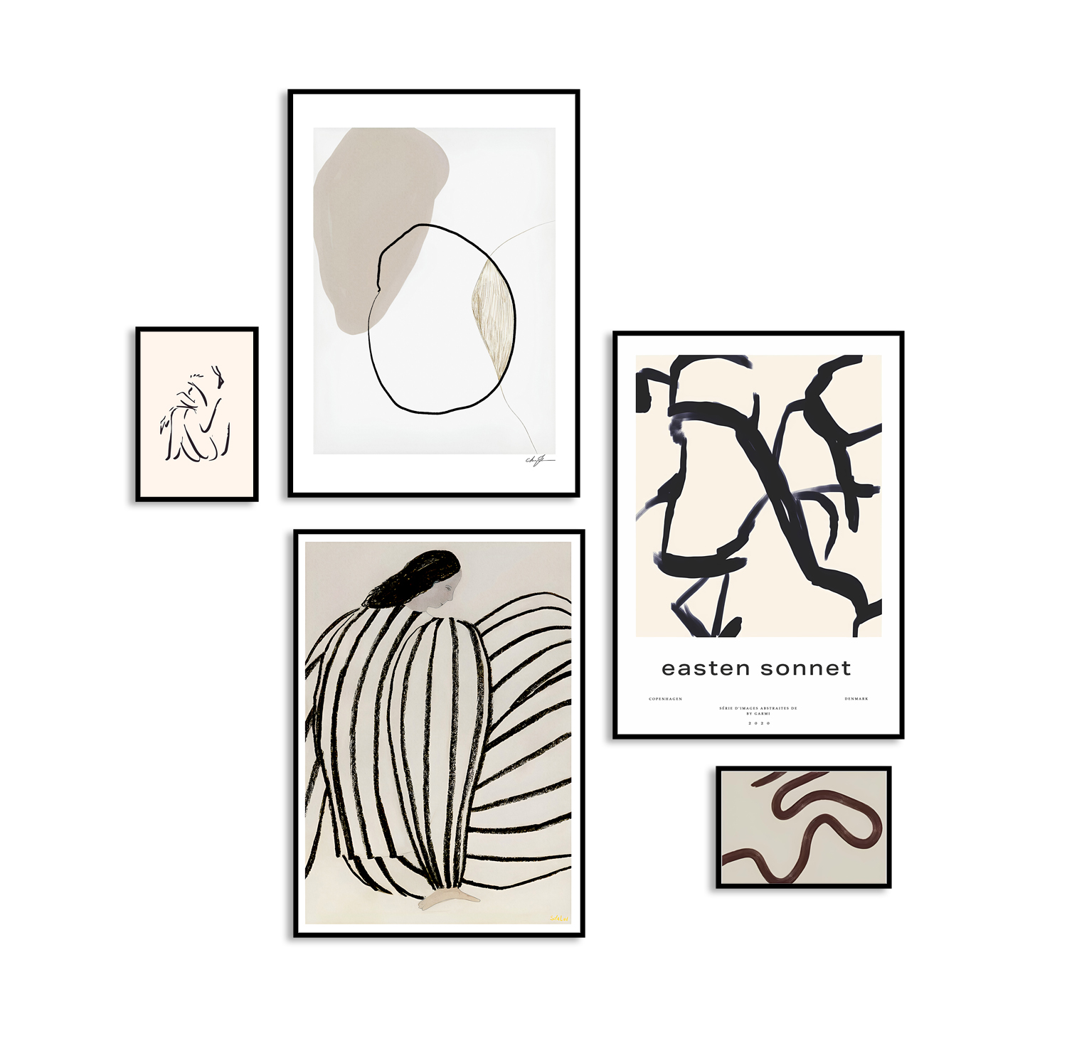 Posters -Easten Sonnet    / Set of 5