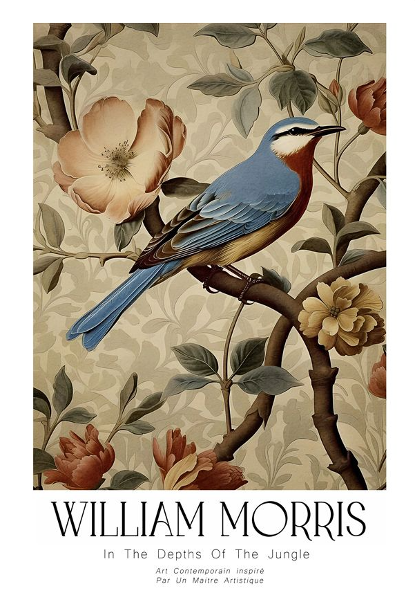 William Morris Jungle Poster