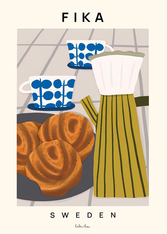 Fika Sweden Poster