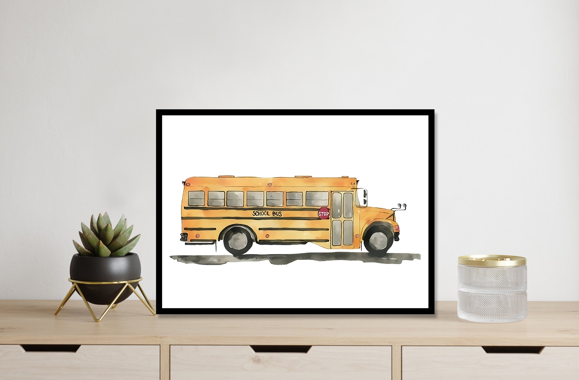 Poster - School Bus