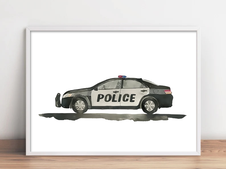 Poster - Police Car