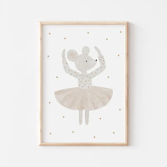 Poster -  Ballerina Mouse