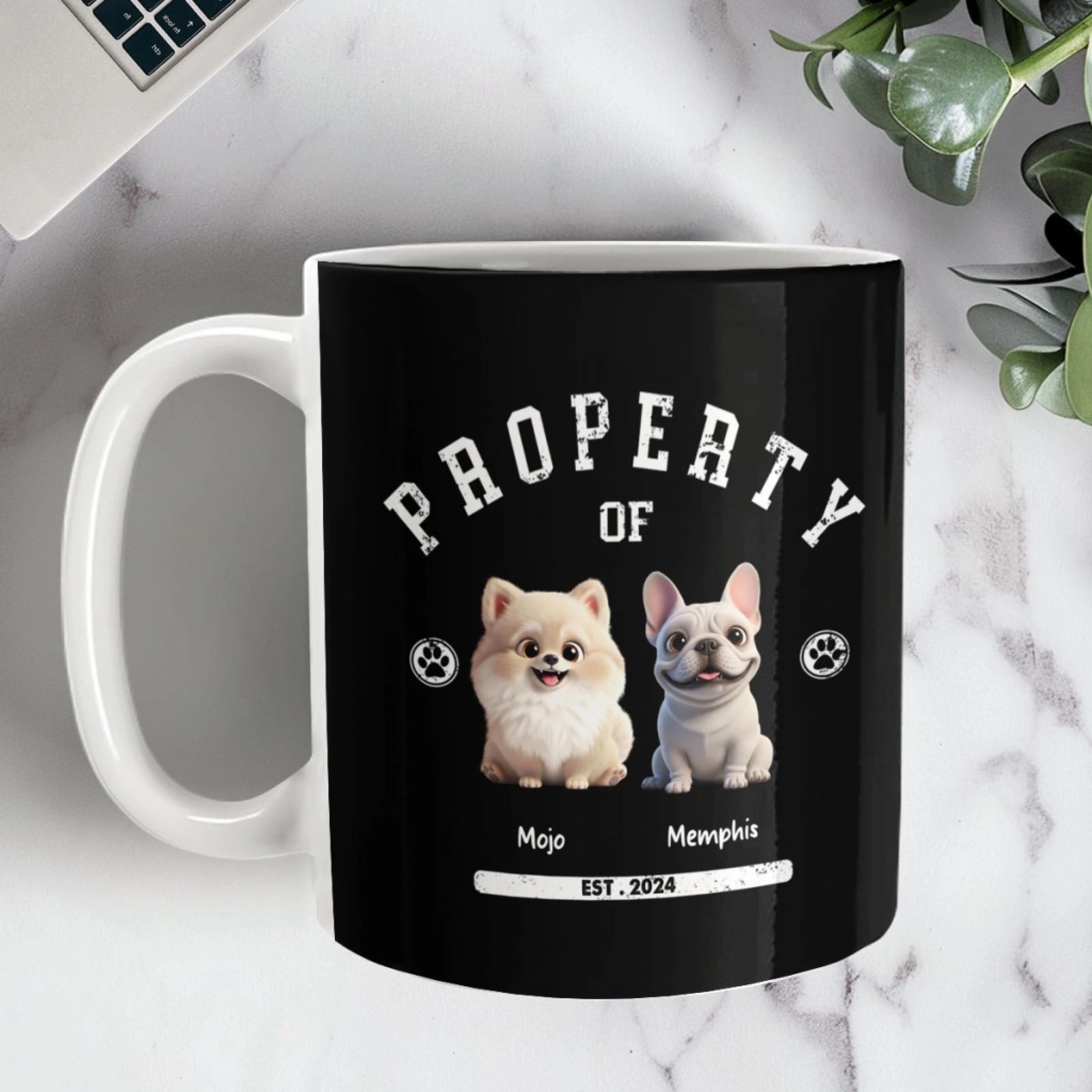Personalised Mugs - Property of Pets