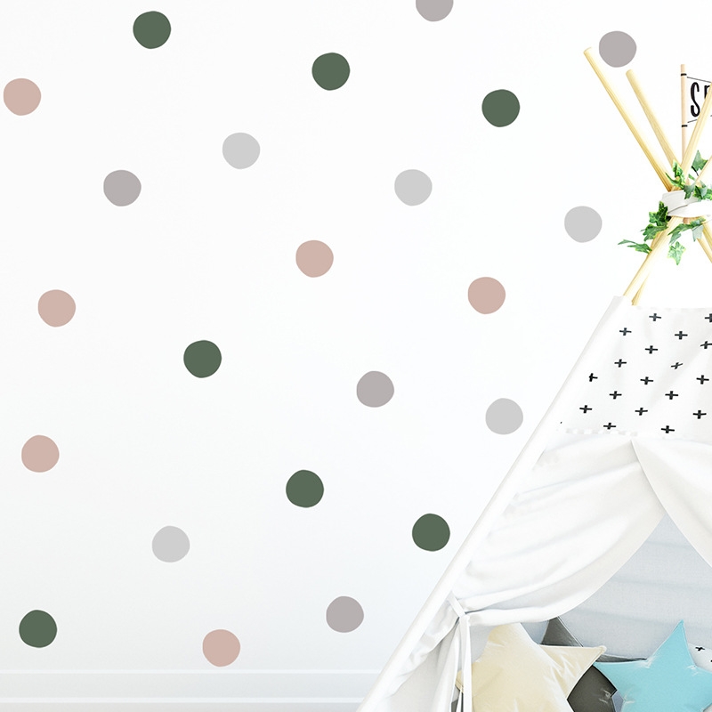 Wallstickers - Dots in beautiful colors