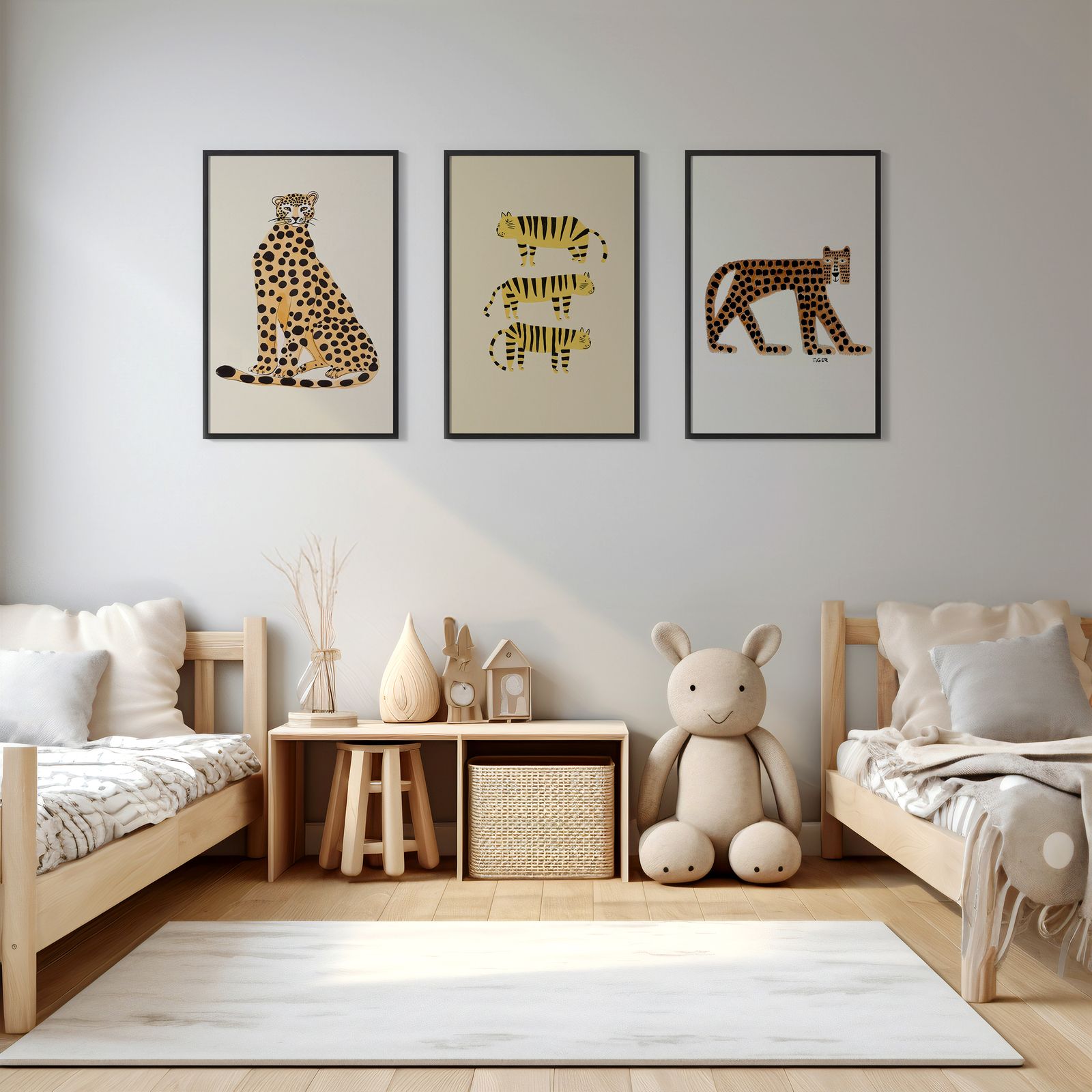 Poster - Animal Illustration Set of 3
