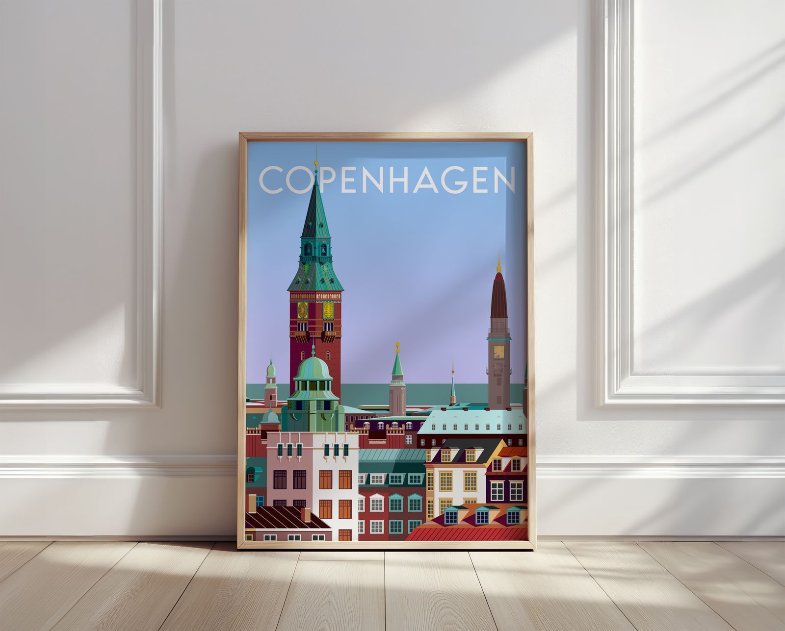 Poster - Copenhagen Cityscape