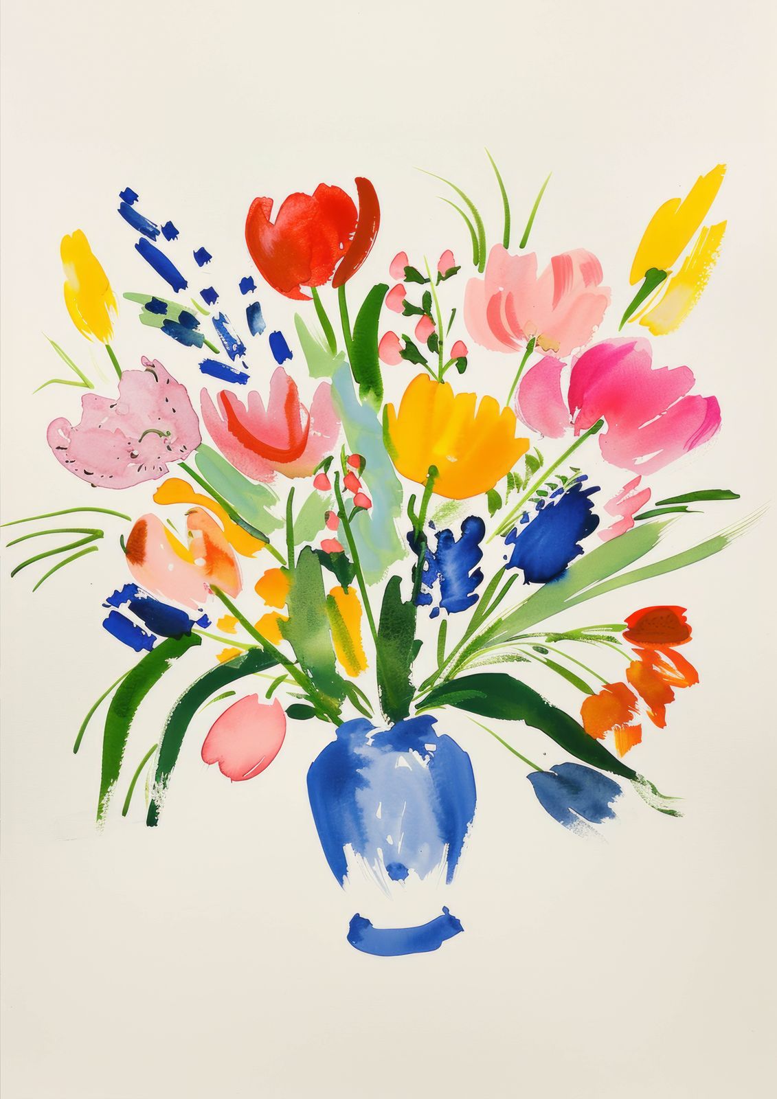 Poster - Colorful Floral Bouquet