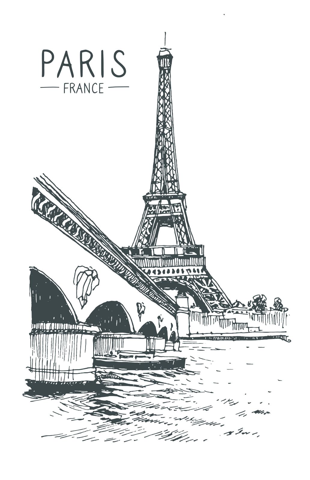 Paris Eiffel Tower Poster