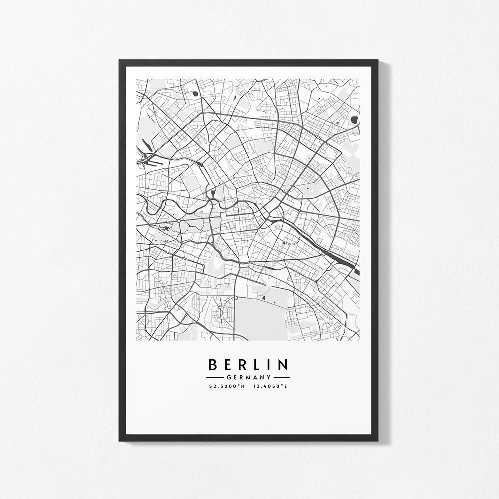 Poster - Berlin Map