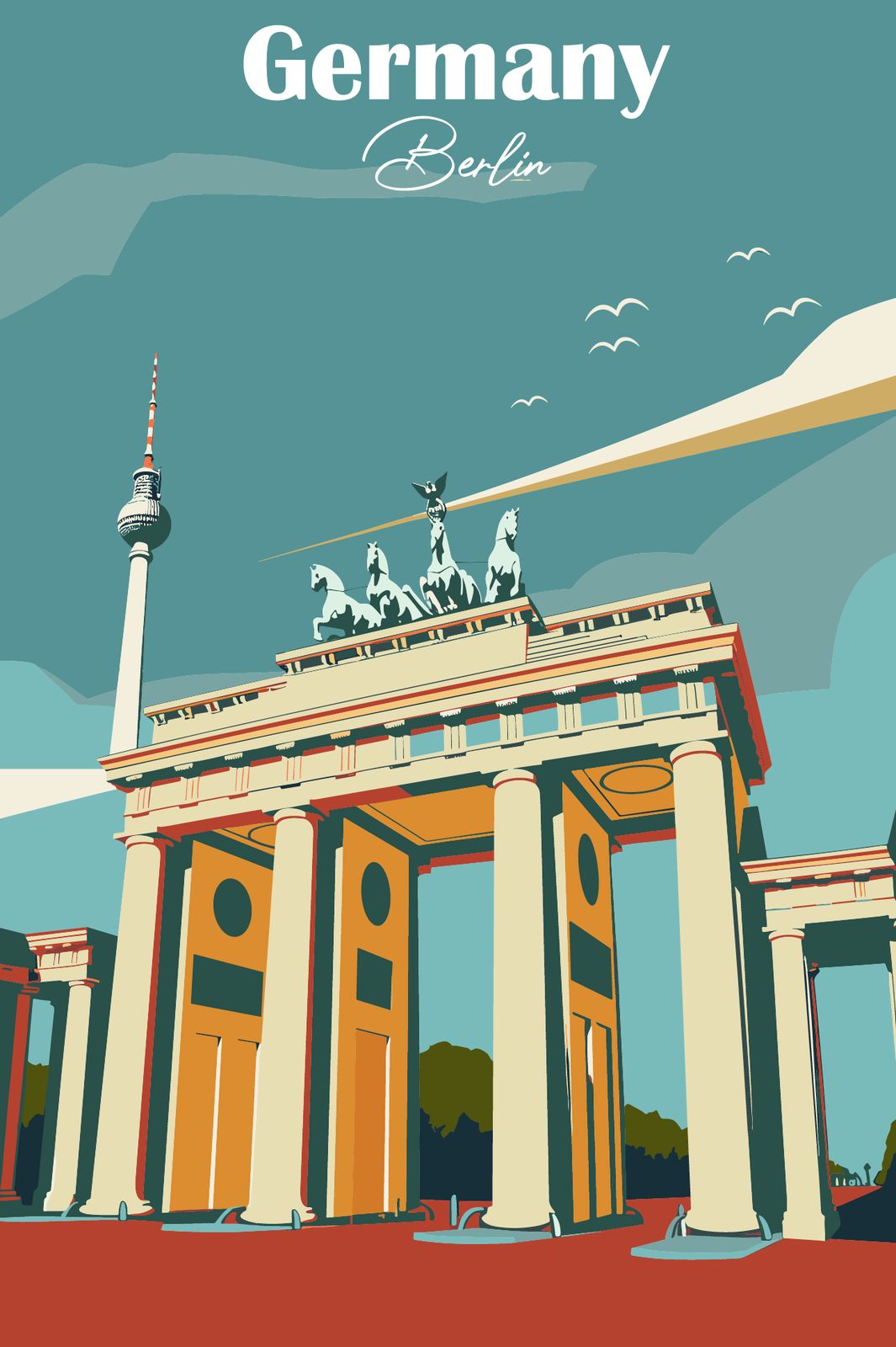 Poster - Brandenburg Gate Berlin