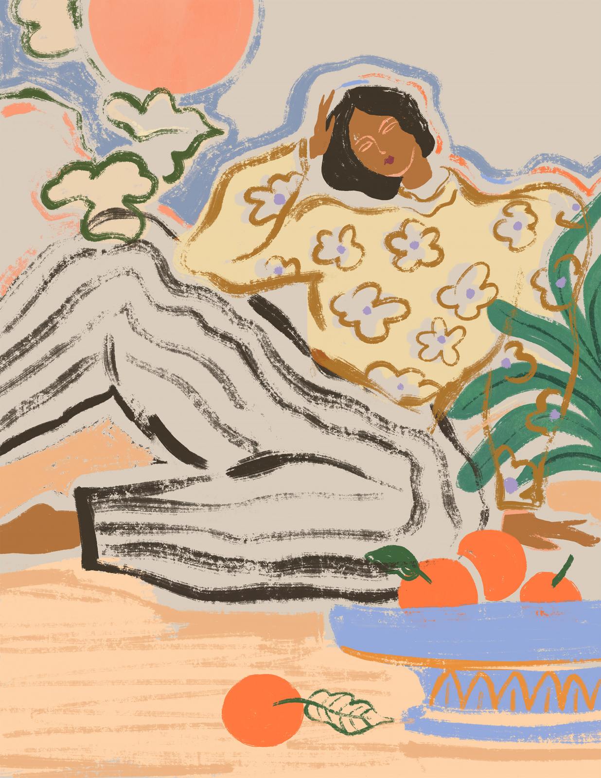 Poster - Relaxing Woman
