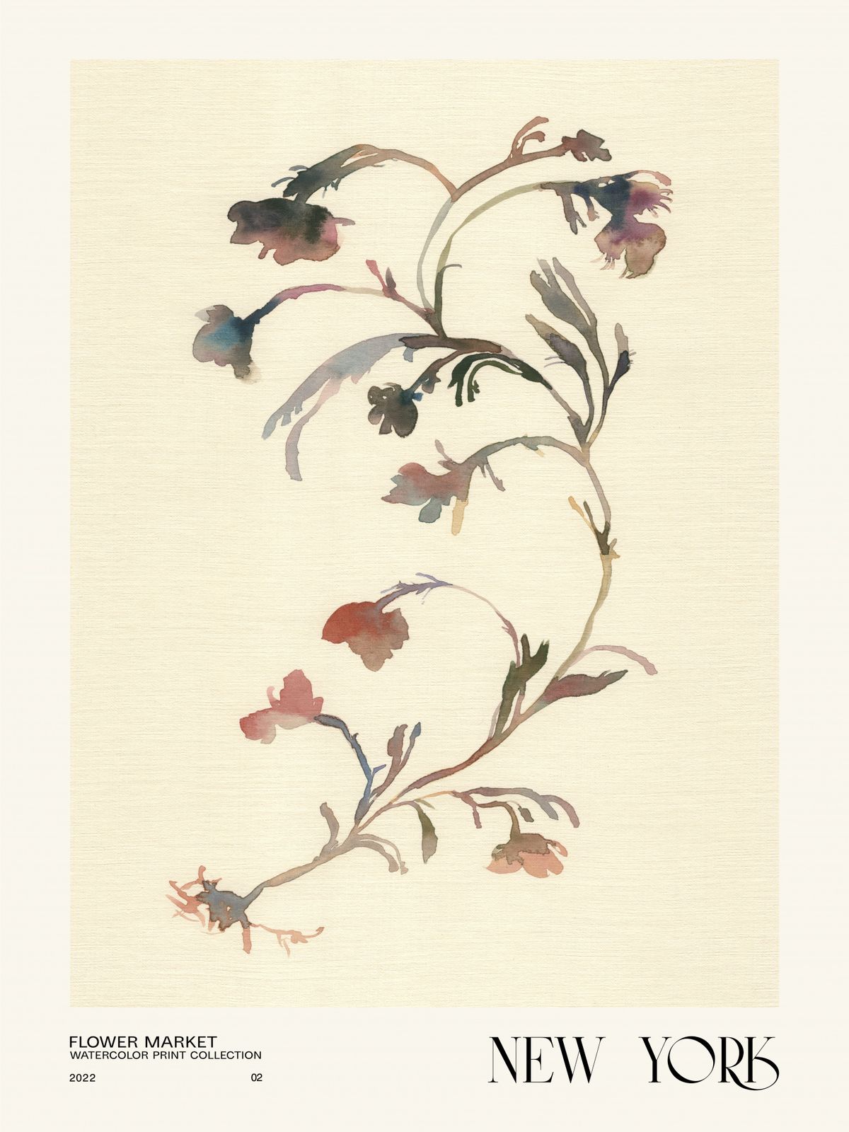 Poster - Flower Market New York